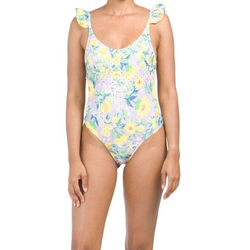 Farm Rio One Piece Swim Suit, Cheeky, Small, New! Retail $165 - Picture 3 of 7